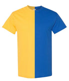 “No Text” Split Color Shirts