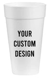 Full Color Custom Styrofoam Cups (1 Dozen)
