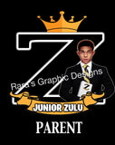 Jr. Zulu Picnic Set, Parent Shirt or Shorts ( Junior Zulu )