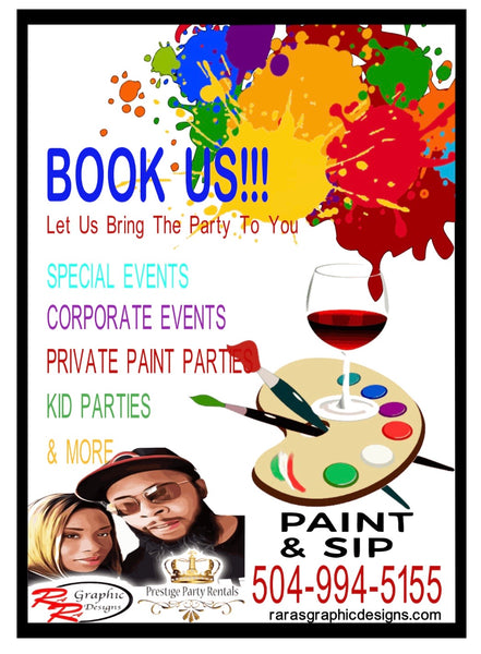Mobile Paint & Sip Party