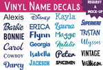 Custom Name Decals